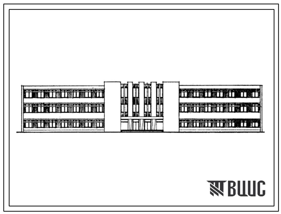 Типовой проект 224-9-188с.84 Межшкольный учебно-производственный комбинат на 6 групп (180 рабочих мест). Для строительства в 4 климатическом районе сейсмичностью 7 и 8 баллов