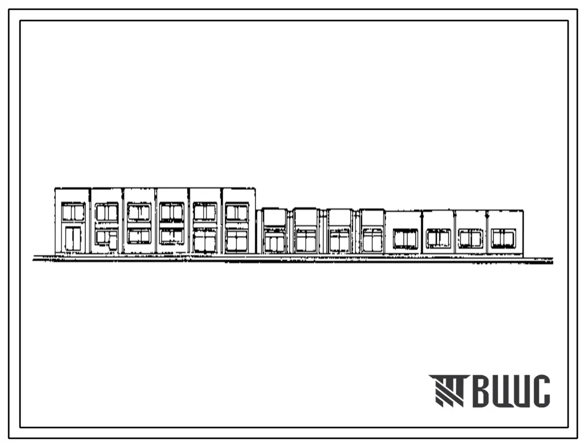 Типовой проект 416-9-46с.88 Вспомогательное здание с магазином станции технического обслуживания легковых автомобилей, принадлежащих гражданам, на 20 постов (стены из кирпича). Сейсмичность 8 баллов
