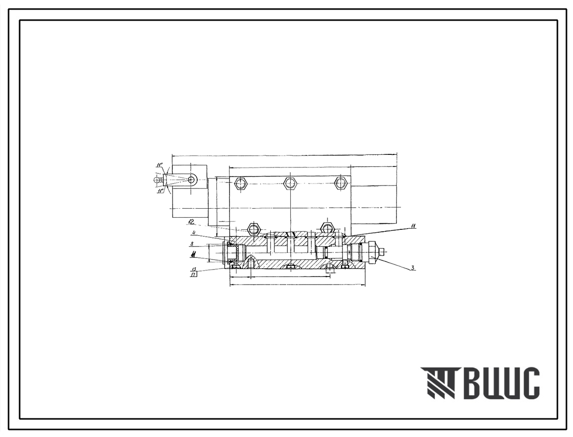 Шифр РРП-20.00.000В Гидрораспределитель пропорциональный с ручным управлением РРП-20.00.000В