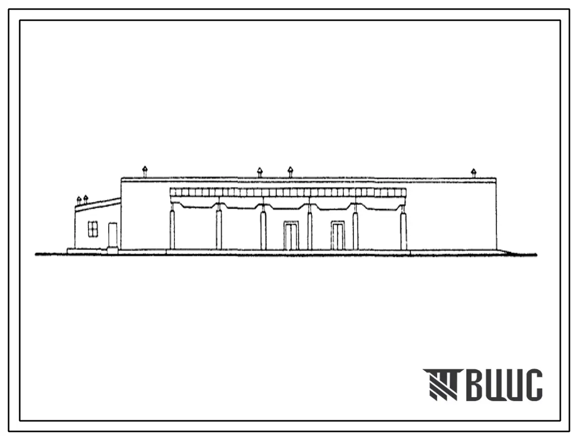 Типовой проект 813-21/67 Фруктохранилище емкостью 530 тонн. Для строительства в районах с расчетной наружной температурой -20 и -300С. (Для 3 проектно-строительной зоны).