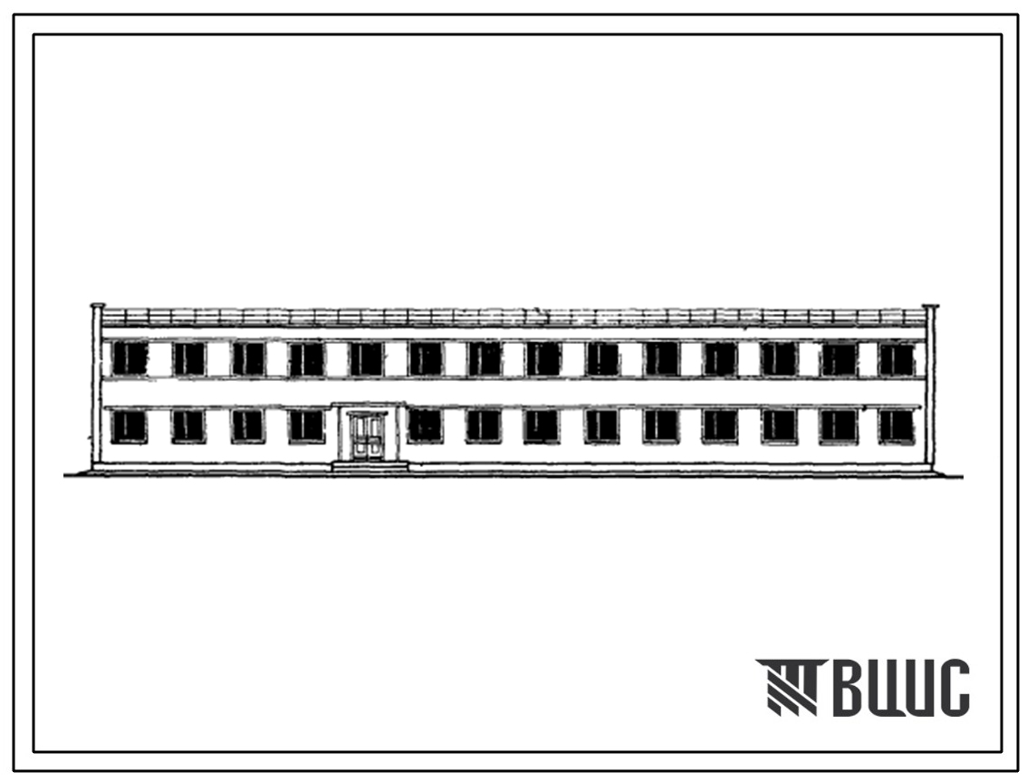 Типовой проект 416-4-37 Служебно-бытовые помещения для локомотивных бригад на 300 человек с ограниченными условиями отдыха.
