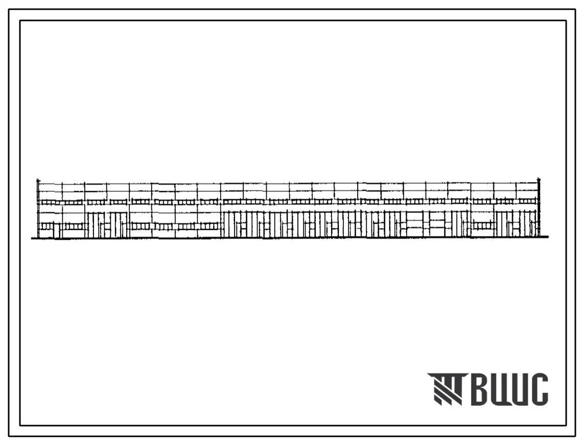 Типовой проект 503-1-69с.88 Производственный корпус с закрытой стоянкой автотранспортного предприятия на 300 грузовых автомобилей (для южных районов). Сейсмичность 7 баллов
