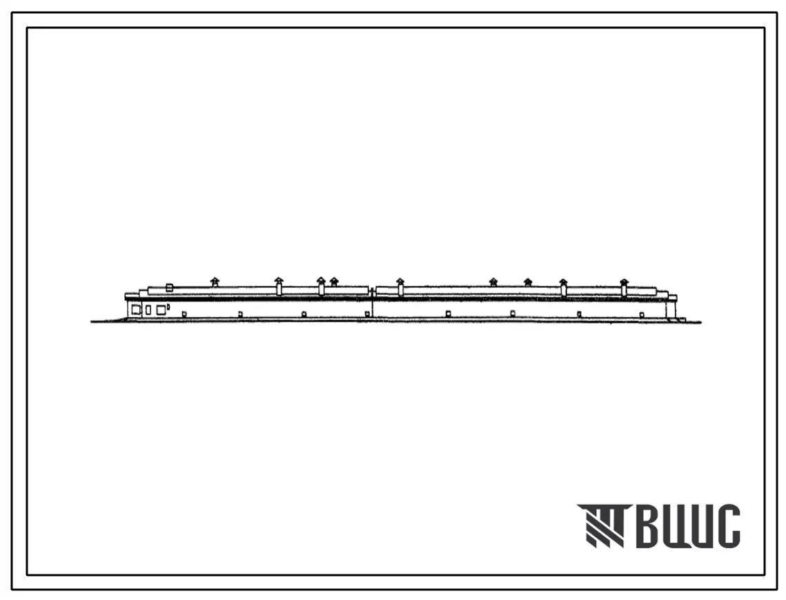 Типовой проект 805-245 Реконструкция птичника на 4 тыс. кур маточного стада (построенного по т.п. 805-88) под птичник для напольного содержания 4,5 тыс. кур родительского стада яичного направления с оборудованием ГДР типа R-30. В двух вариантах: 1 вариант