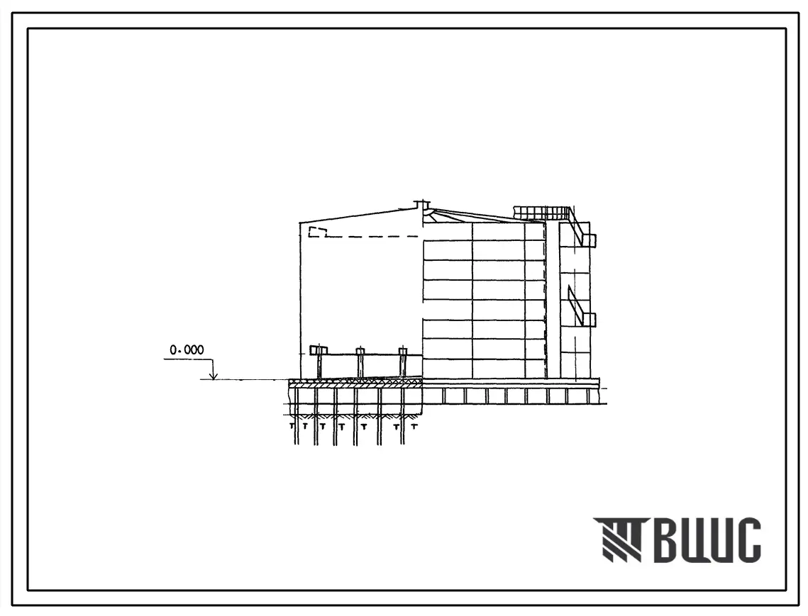 Типовой проект 704-1-0221м.87 Резервуар стальной нефти и нефтепродуктов объемом 3000 м3 со стационарной крышей и понтоном. Для районов с расчетной температурой ниже - 40°С. Грунты вечномерзлые.