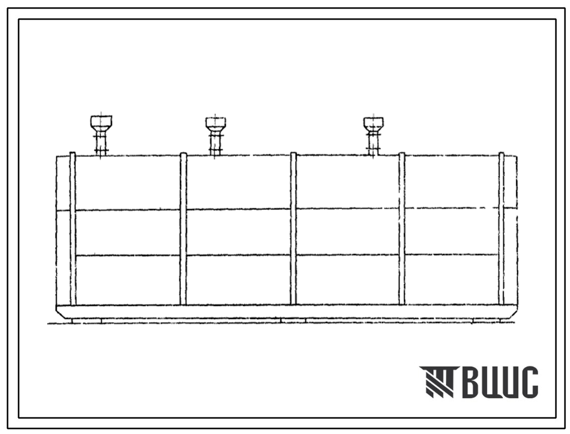 Типовой проект 402-2-60 Комплектно-блочные сооружения вспомогательного назначения для компрессорных станций магистральных газопроводов. Блок-бокс арматуры. Тип X.