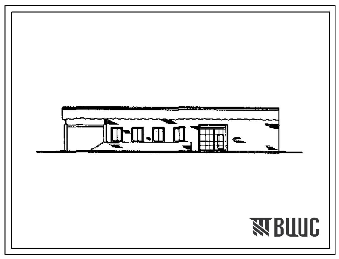 Типовой проект 816-9-27.85 Материально-технический склад для хозяйств с парком 50 тракторов. Предназначен для хранения ремонтных материалов, агрегатов, запчастей и оборудования на центральной усадьбе. Размеры здания - 12x30 м. Расчетная температура: -20,