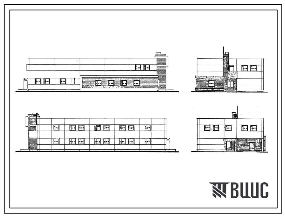 Типовой проект 501-5-84.87 Здание поста электрической централизации до 150 стрелок. СЗ-77-87. Каркасно-панельное