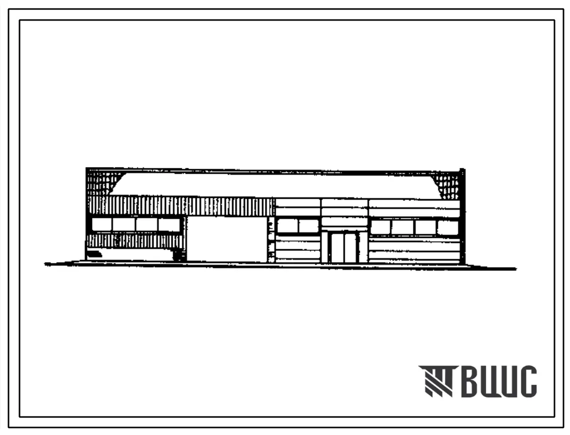 Типовой проект 705-2-54.84 Склад для хранения пестицидов вместимостью 60 т. Размеры здания - 12x24 м. Расчетная температура: -20, -30, -40°С. Стены – кирпичные.