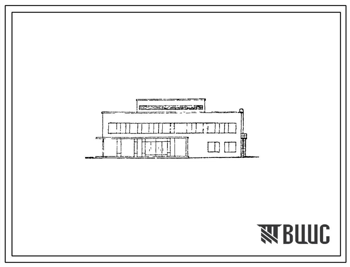 Типовой проект 284-1-26 Центральная фотолаборатория для городов с населением 200 000 жителей и прилегающим населением 50 000 жителей. Для строительства в районах с расчетной наружной температурой -20, -30 и -40?С.