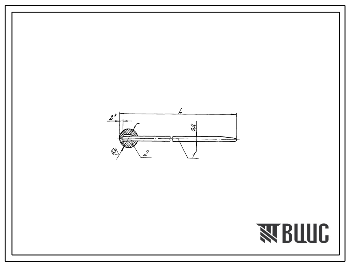 Шифр С2-00-00 Спицы одноконцевые с ограничителем С2-00-00