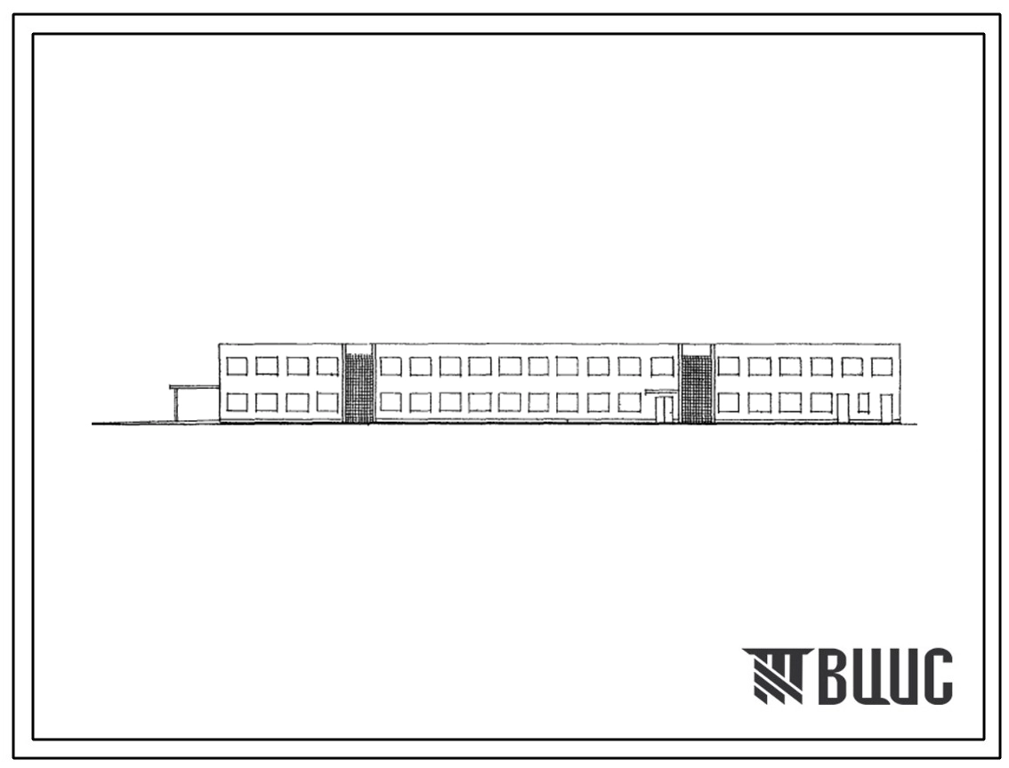 Типовой проект 506-67/73 Здание технических служб для аэропортов местных воздушных линий. Тип «А»
