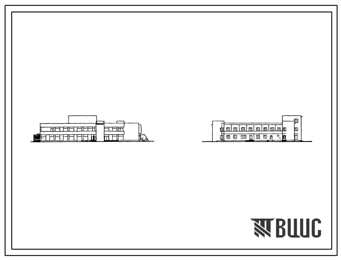 Типовой проект 274-30-95с Торговый центр, тип III, со стенами из кирпича. Для строительства в III климатическом районе сейсмичностью 8 и 9 баллов.
