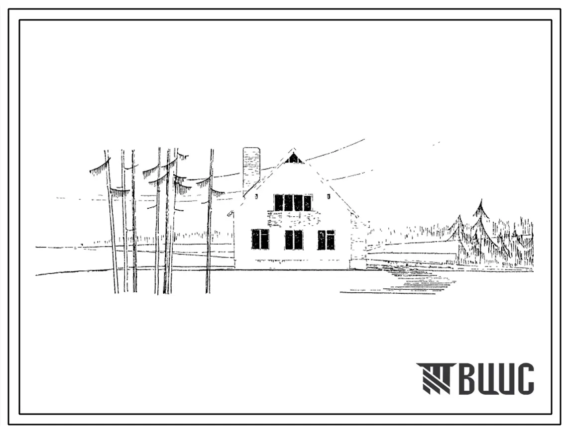Типовой проект 184-19-3 Одноквартирный 4-х комнатный мансардный жилой дом для индивидуального строительства с местным центральным отоплением.