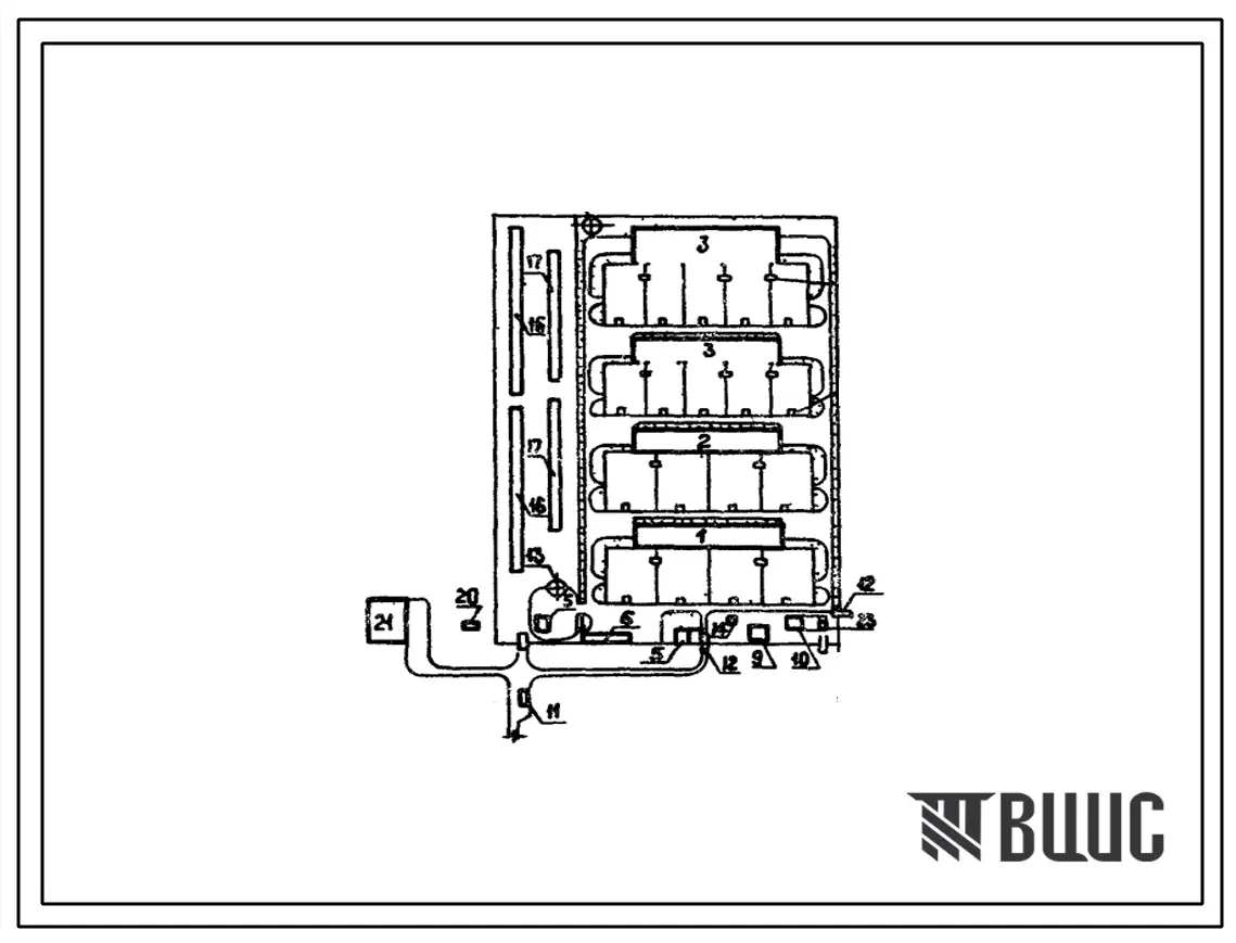 Типовой проект 819-210 Фермы крупного рогатого скота мясного направления на 800 и 1200 коров с выращиванием телят до 7-8 месячного возраста.