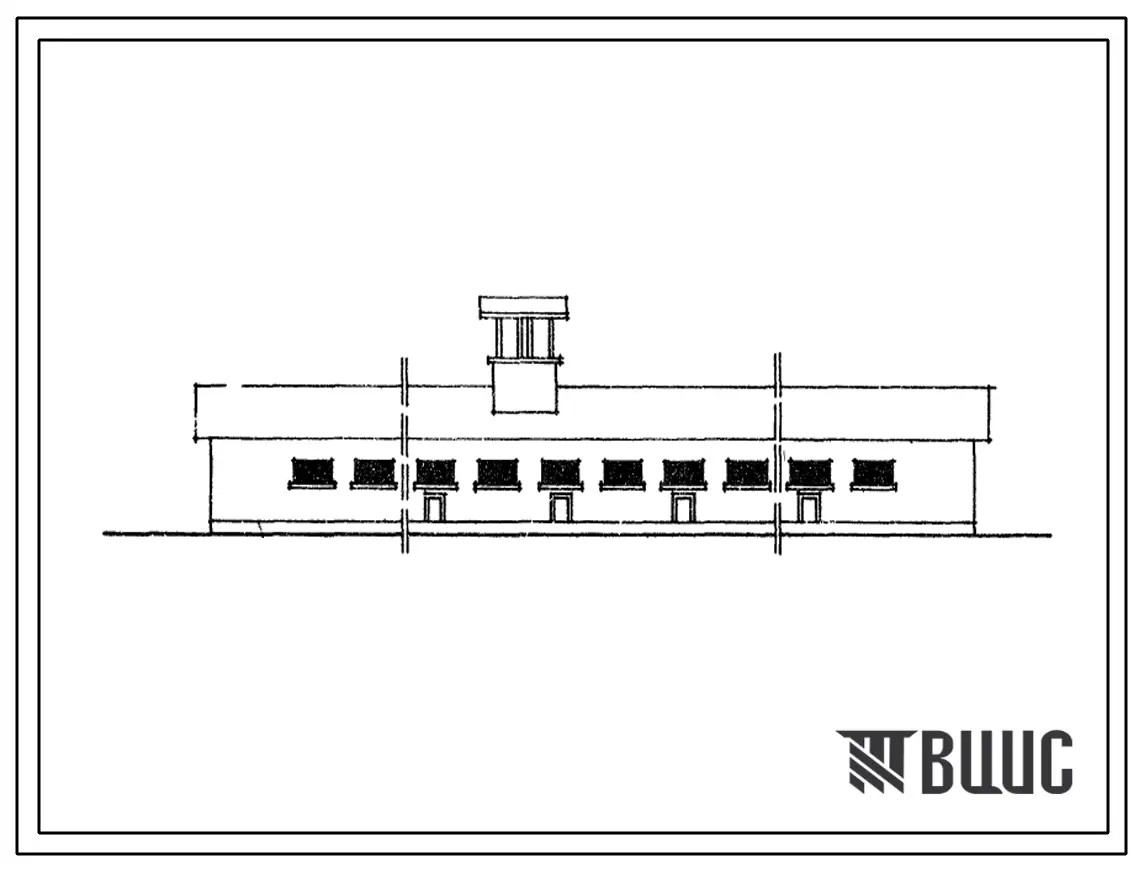 Типовой проект 802-40 Свинарник для содержания 600 голов попросят-отъемышей и 50 голов ремонтного молодняка в товарных фермах.