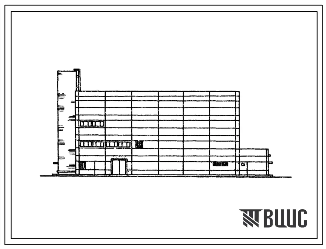 Типовой проект 813-159 Хранилище сортовых семян овощных, бахчевых культур и кормовых корнеплодов емкостью 500 т с цехом расфасовки на 8 млн. пакетов в год