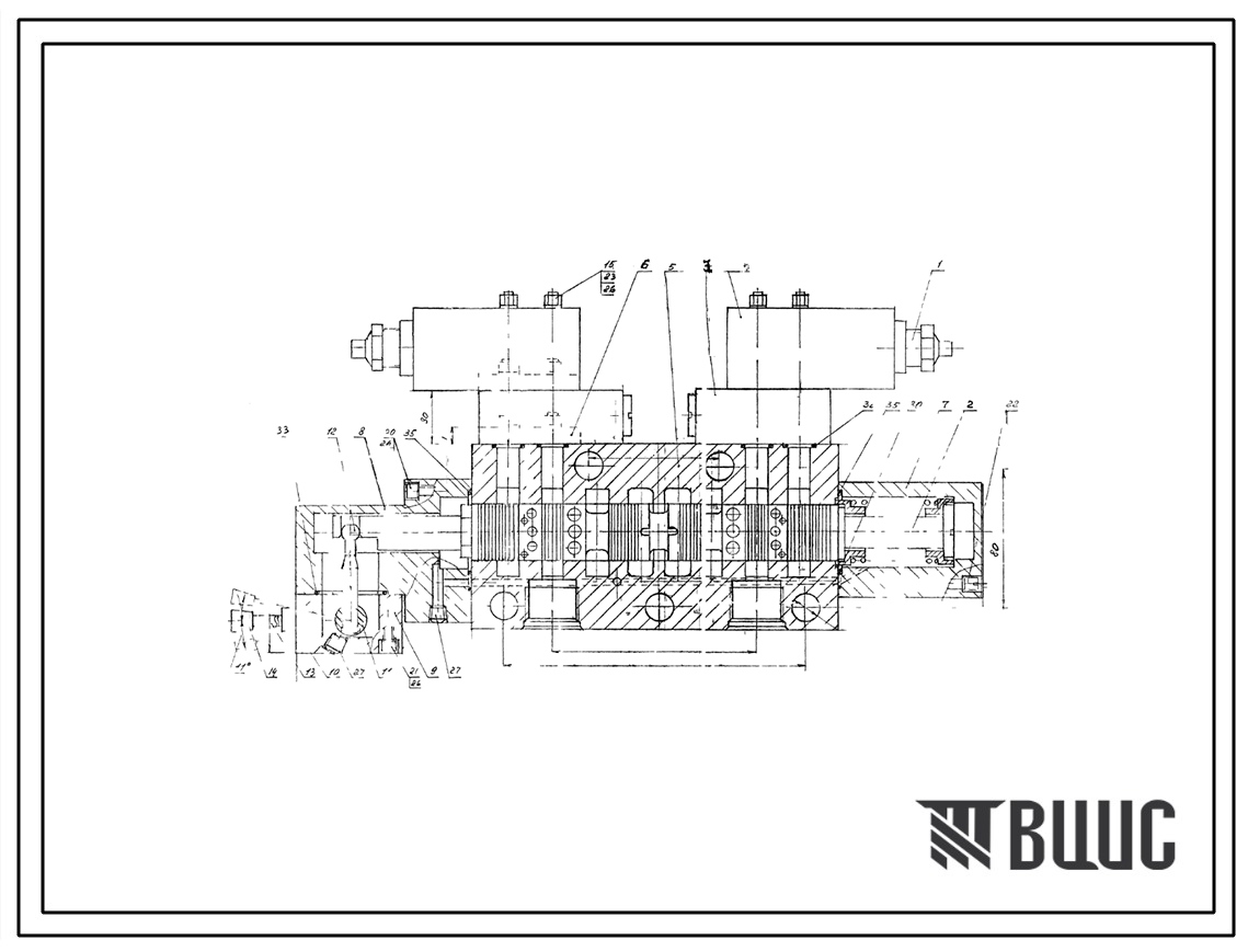 Шифр РРП-20.01.000 Секция рабочая в сборе РРП-20.01.000