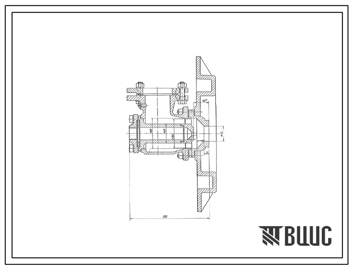 Проект Н6052 Горелка дутьевая унифицированная вихревая для низкокалорийных газов , среднефакельная , производительностью 0,16 Гкал/ч ГДУВ-0,16-Н2