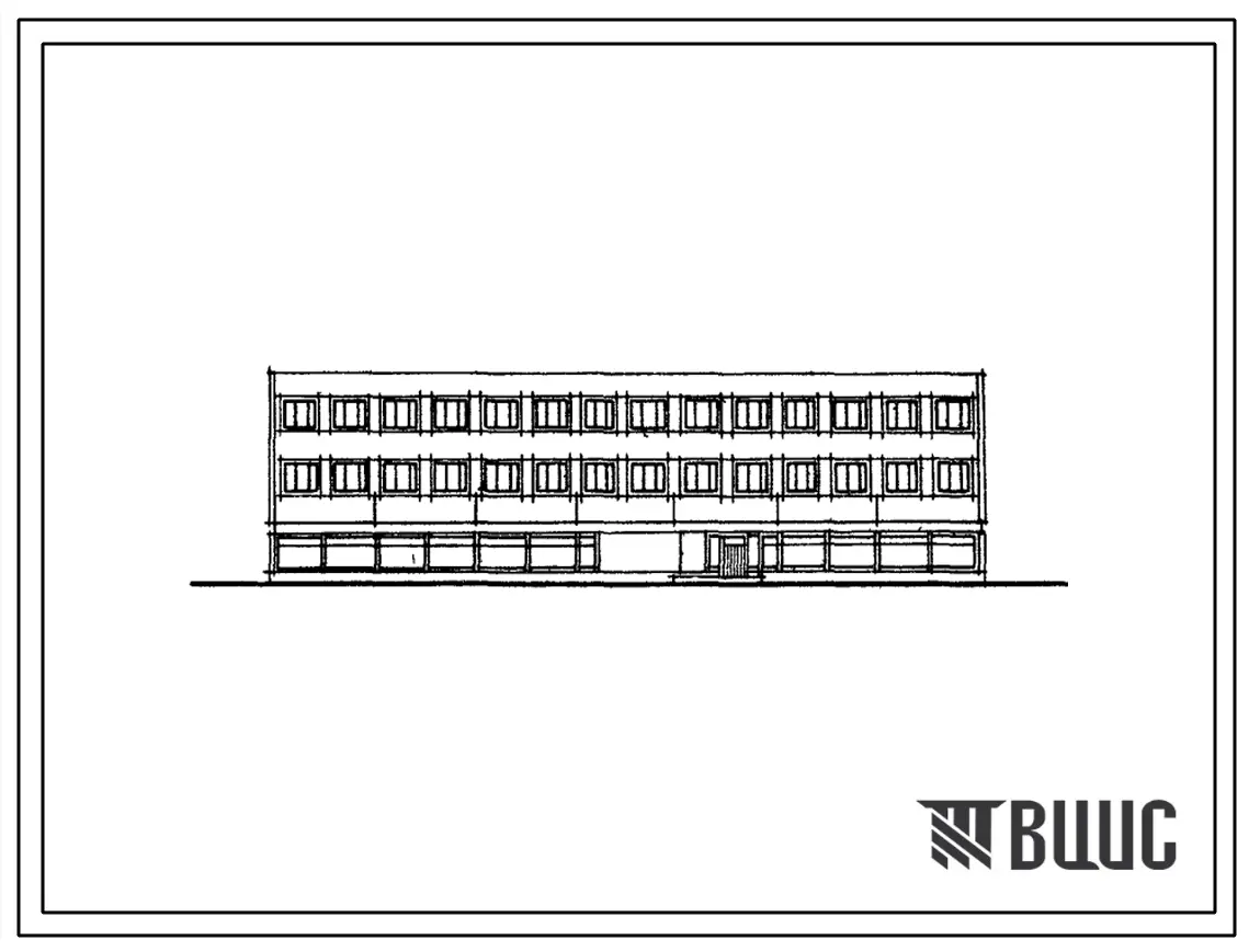 Типовой проект 601-47 Производственное здание агентства «Союзпечать» с объемом обрабатываемой продукции в приведенных единицах 110 000 экз. газет в сутки.