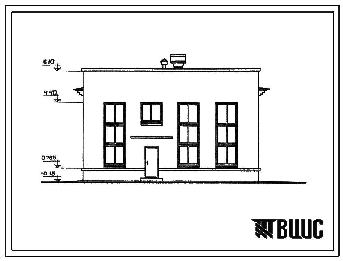 Типовой проект 902-1-9 Канализационная насосная станция, оборудованная тремя насосами 8Ф-5, при глубине заложения подводящего коллектора 4; 5; 6 и 7 м. Тип НС-13.