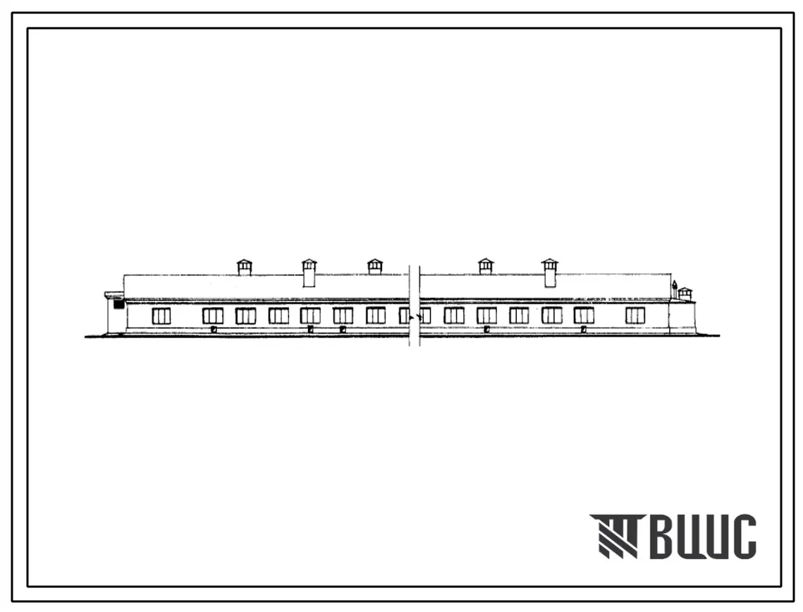 Типовой проект 805-60 Птичник на 2500 контрольно-племенных кур мясных пород. (Для 3 проектно-строительной зоны).