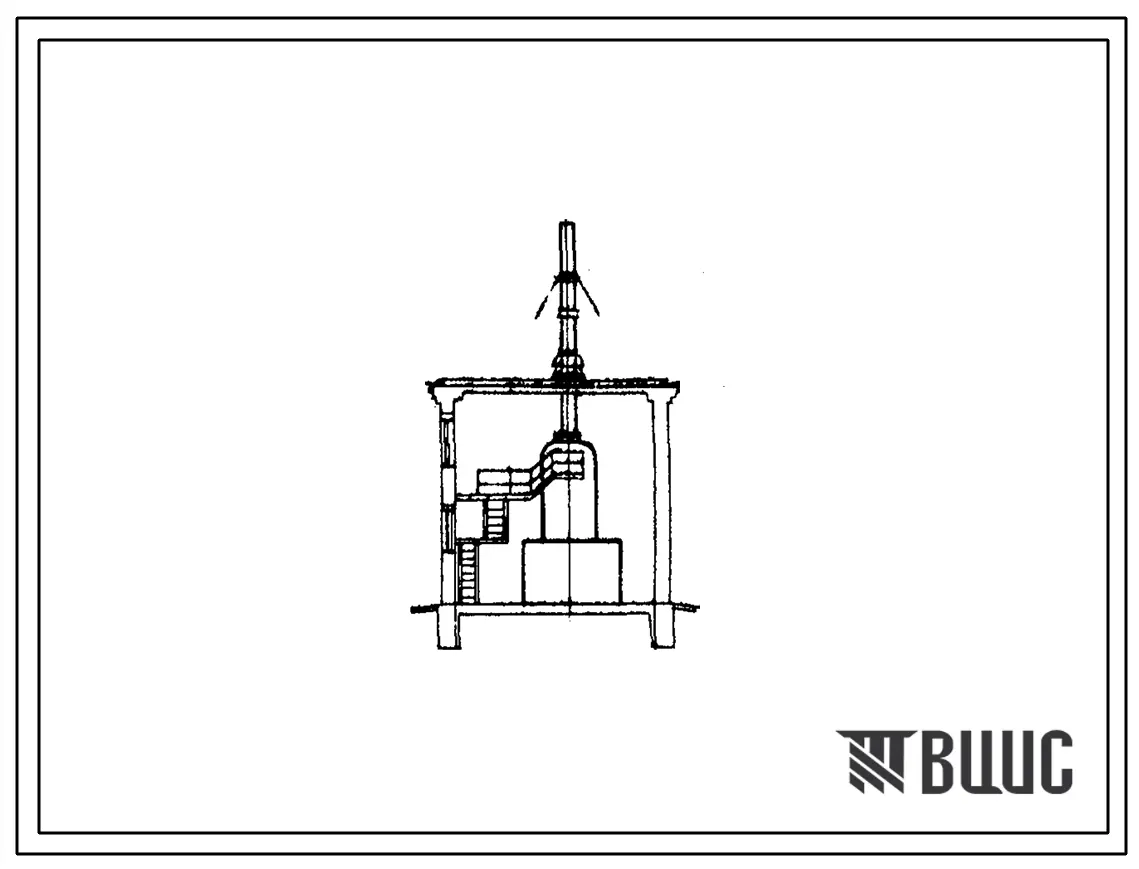 Типовой проект 903-1-73 Котельная с 3-мя паровыми вертикально-цилиндрическими котлами ММЗ-0,4/8 общей производительностью 1,2 т/час. Топливо мазут. Теплоноситель пар.