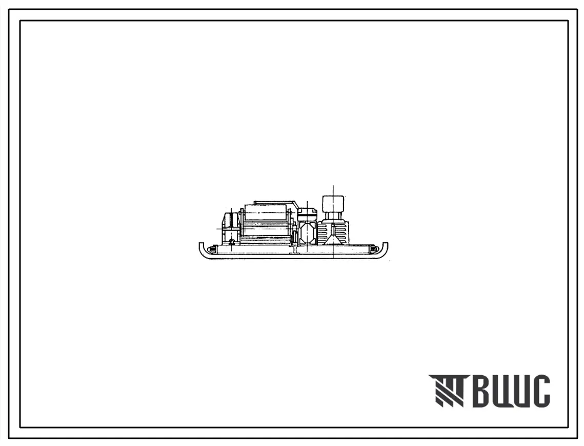 Проект 58486 Комплект основания инвентарной лебедочной станции ИЛС-2