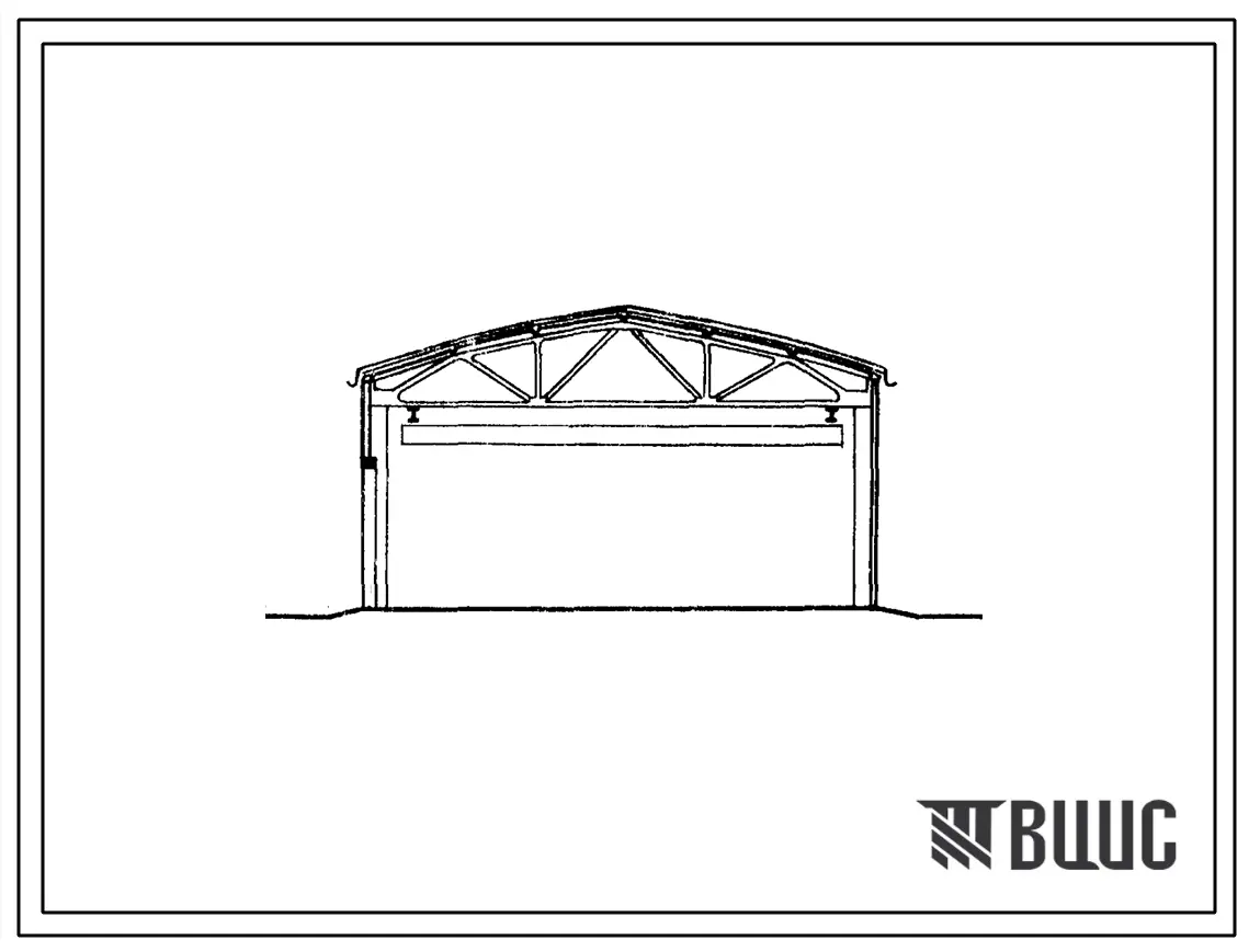 Типовой проект 416-7-167 Производственный корпус ремонтно-эксплуатационной мастерской производственной базы эксплуатационно-технического узла связи – ЭТУС) 4 категории (группы)