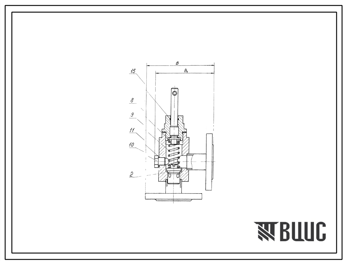 Шифр КПрЖ-25М.00.00 Предохранительный клапан КПрЖ-25М.00.00