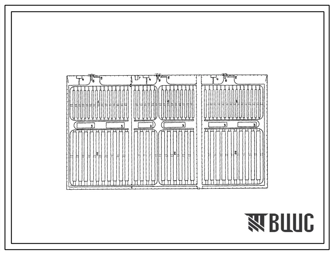 Типовой проект 819-245 Песцовая ферма на 3000 самок с содержанием молодняка в многорядных шедах.