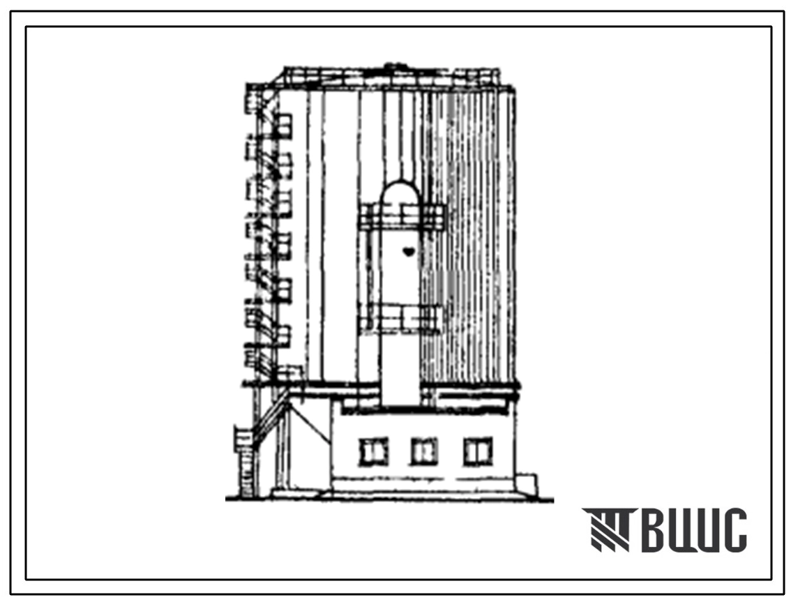 Типовой проект 405-4-79 Склад вспученного перлитового песка емкостью 2000 м.куб.