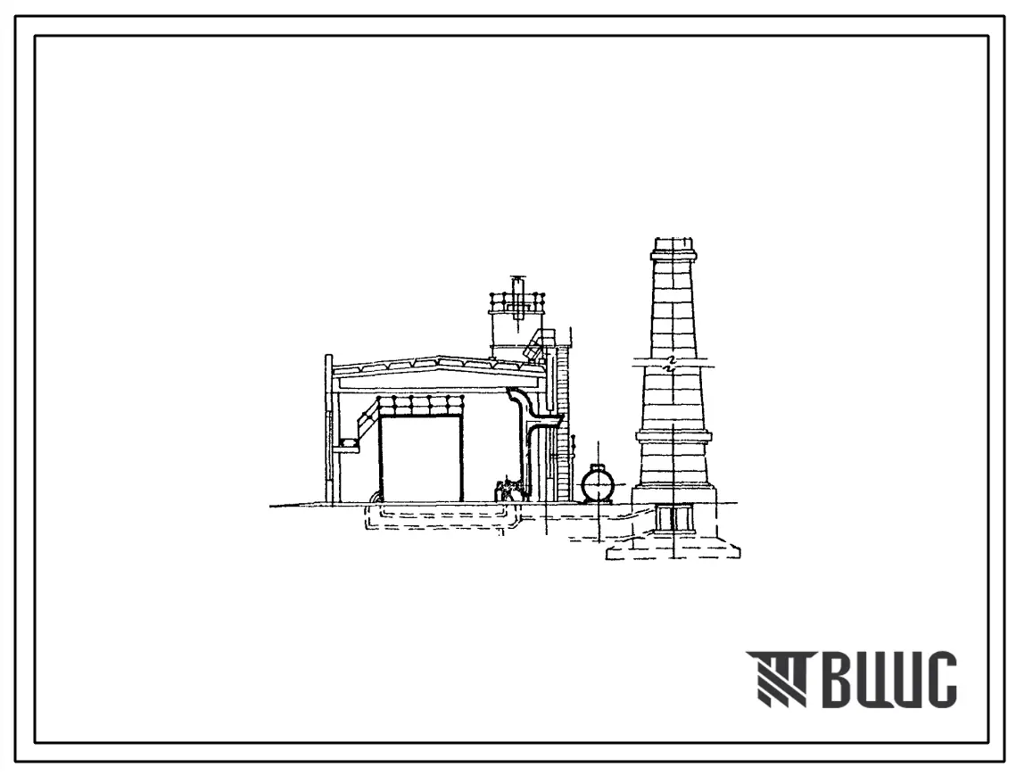 Типовой проект 903-1-53 Котельная с 3 котлами ТВГ-8 для закрытой системы теплоснабжения. Топливо газ. Теплоноситель вода.