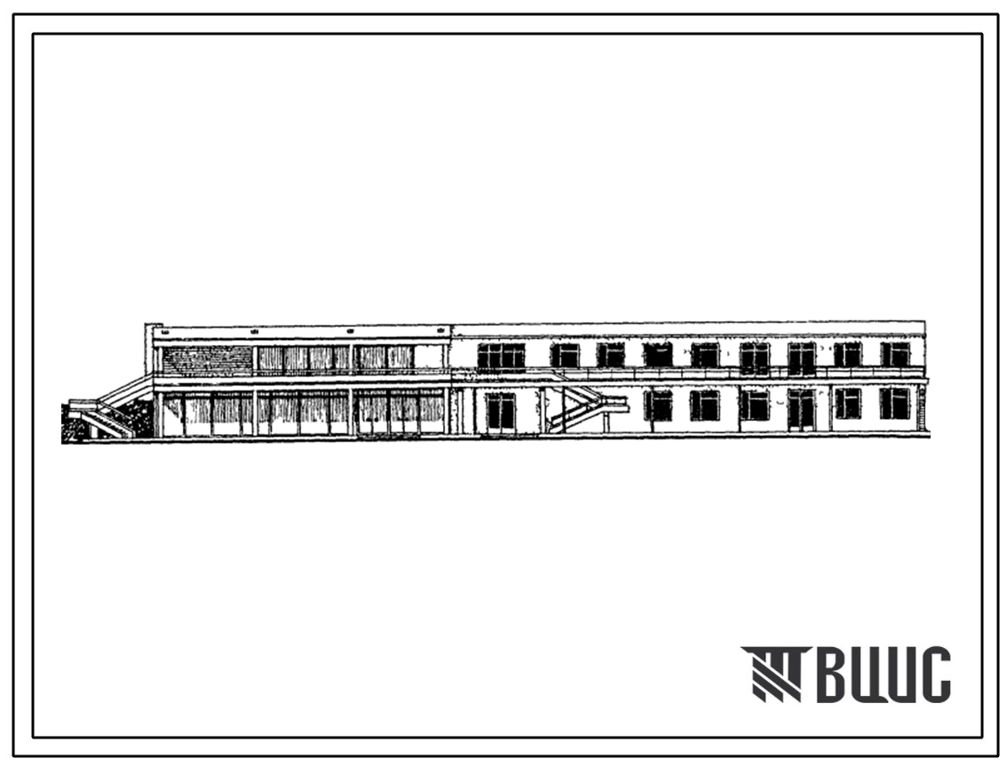 Типовой проект 274-31-7с Общественный центр микрорайона на 6000 жителей