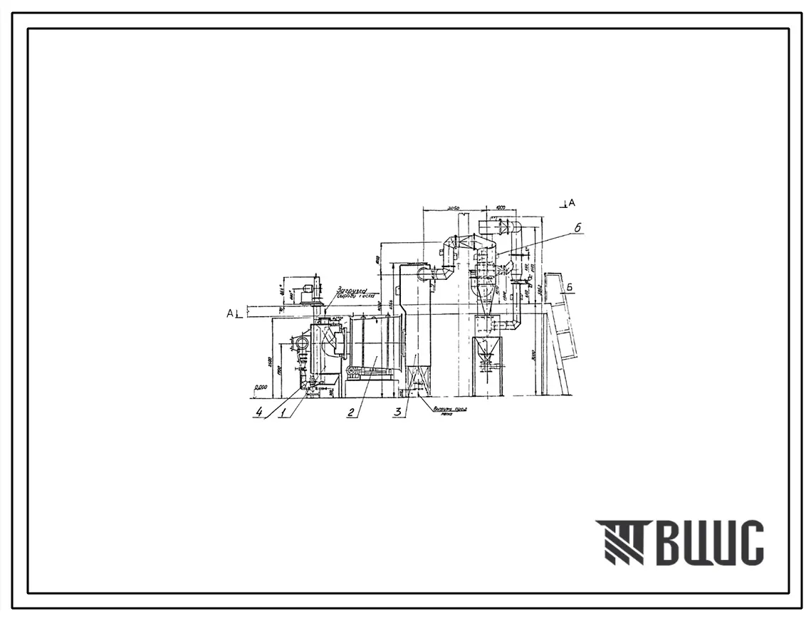 Проект РП11593.03 Сушило барабанное трехходовое производительностью 3 т/ч для песка на газе