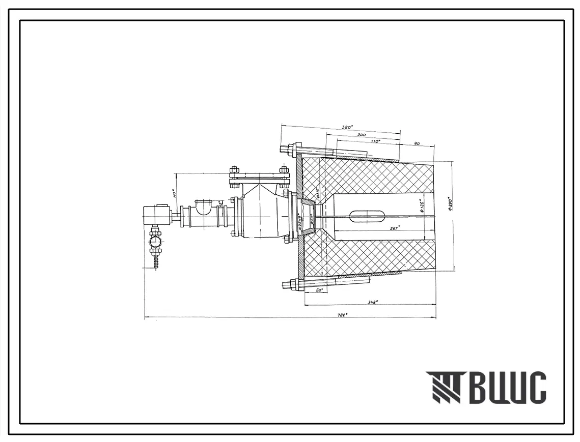 Проект Н7314 Блок горелочный ГДУ-63