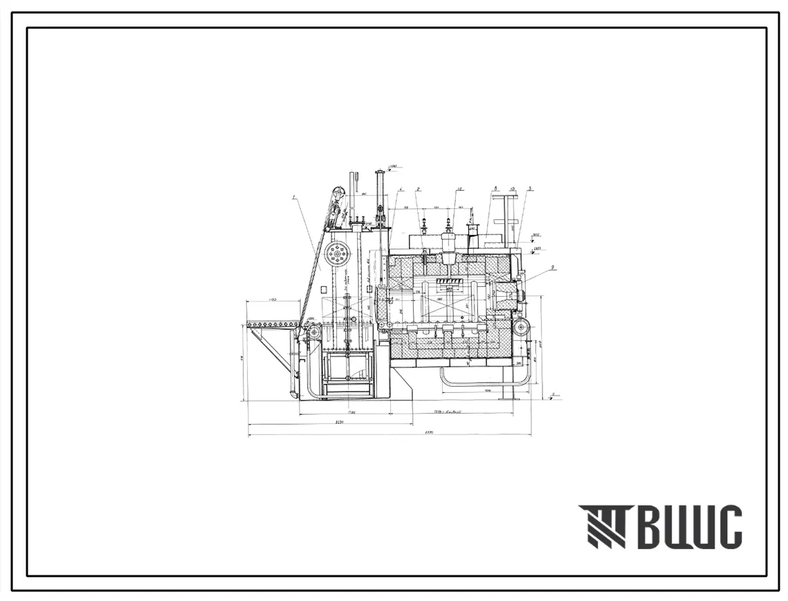 Проект 36520 Печь термическая универсальная с защитной атмосферой размеры пода 1,39х1,74 м, на газе