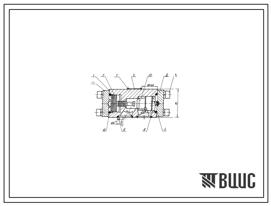 Шифр М-2КУ-32/320-00А Гидрозамок односторонний М-2КУ-32/320-00А