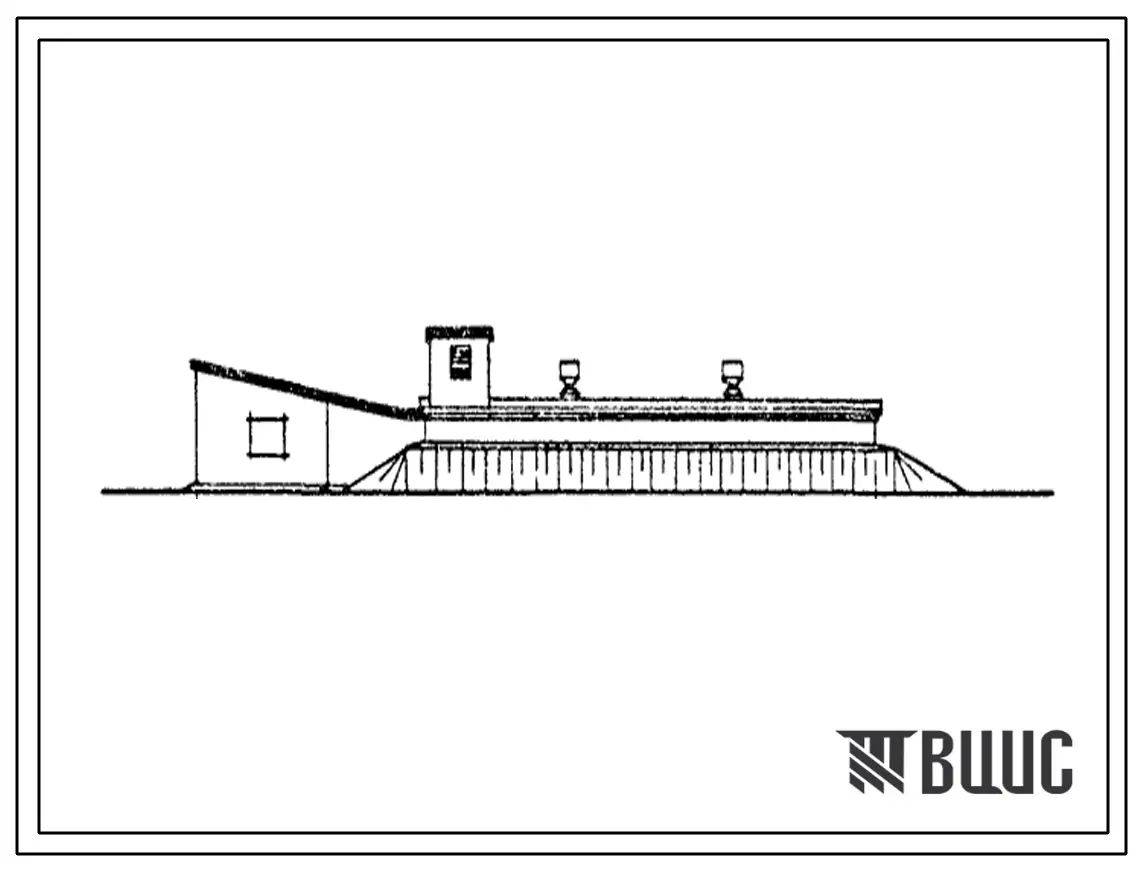Типовой проект 813-39 Капустохранилище емкостью 310 тонн с навальным хранением и активной вентиляцией