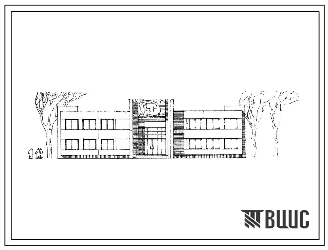 Типовой проект 262-20-65 Здание райисполкома (в конструкциях ИИ-04) на 80 сотрудников с вариантами на 7 и 8 баллов (в конструкциях ИИС-04). Для строительства в IВ климатическом подрайоне (с вариантом сейсмичности 7 и 8 баллов).