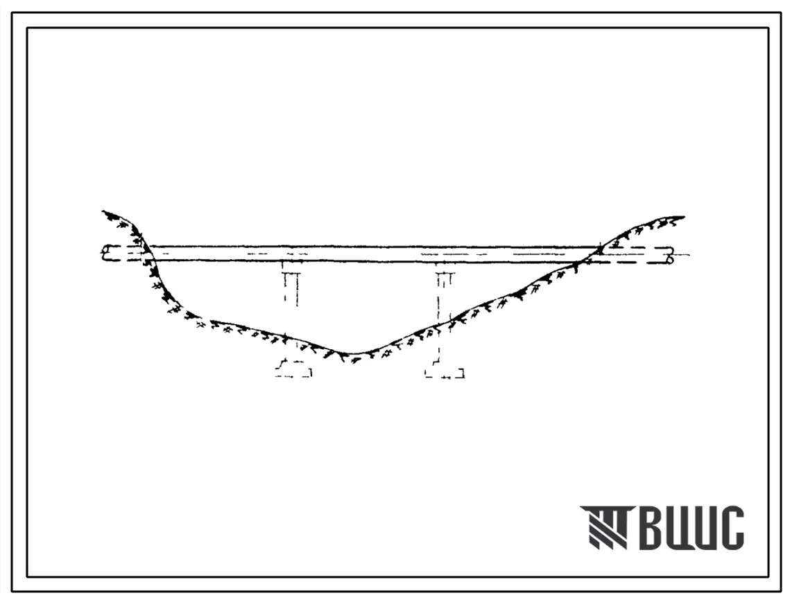 Серия 3.402-4 Воздушные балочные переходы через искусственные и естественные преграды магистральными нефтепроводами и нефтепродуктопроводами диметром 325-1020 мм, до 5 полетов длиной до 100 м с опорами. Материалы для проектирования.