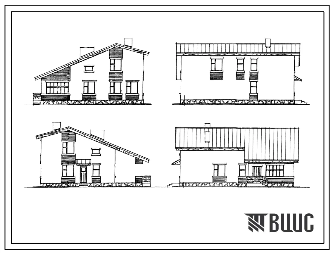 Типовой проект 144-24-265.13.87 Одноквартирный двухэтажный 6-комнатный жилой дом