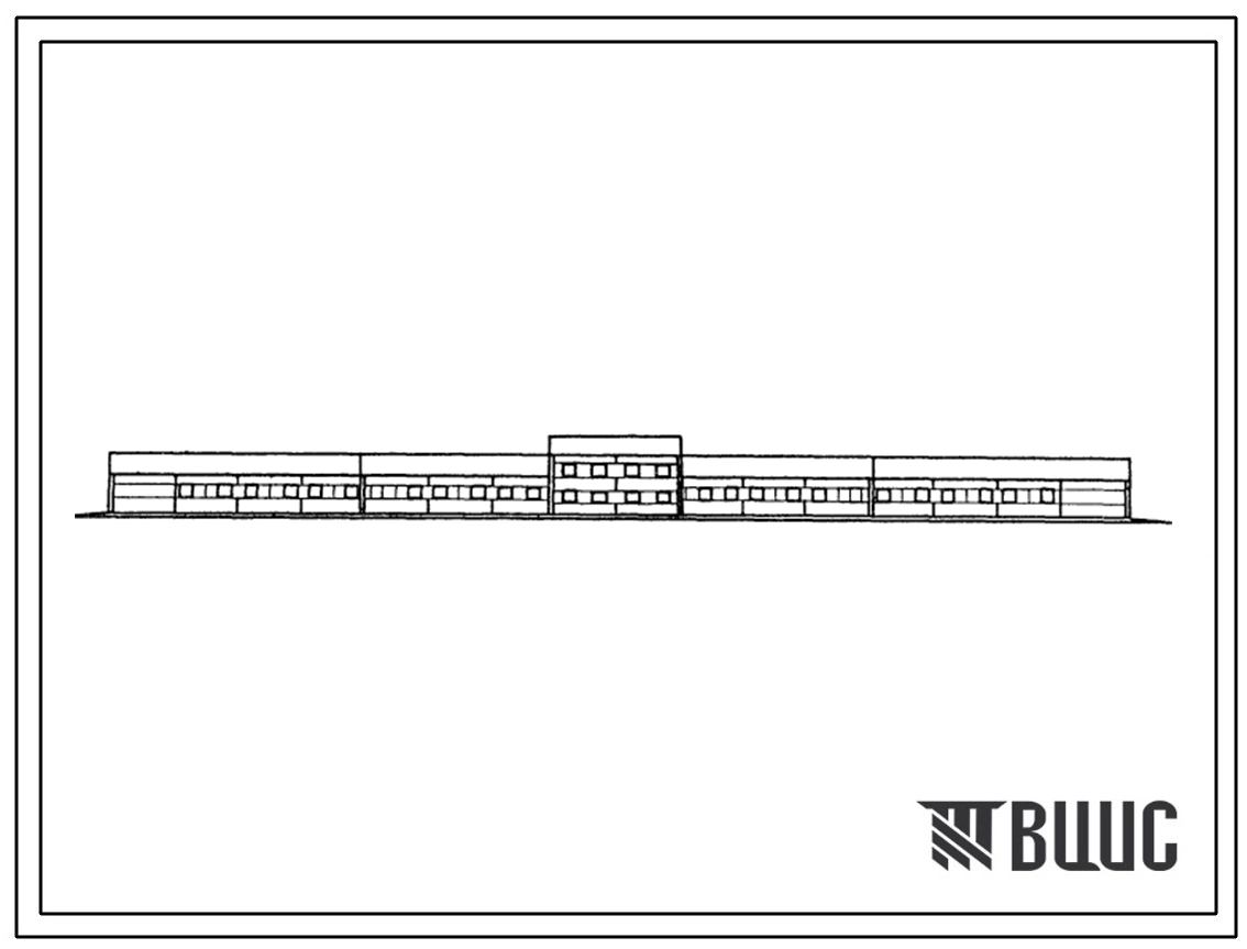 Типовой проект 804-2-15.84 Конюшня для группового содержания 100 племенных кобыл (стены панельные).