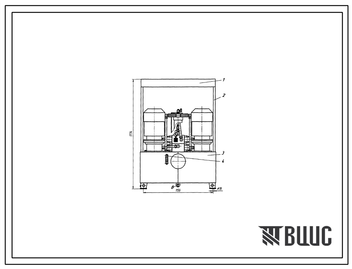 Шифр 1С400-137981 Насосная установка 1С400-137981