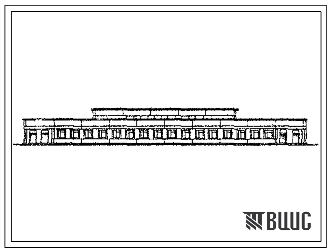 Типовой проект ЦВП-78.83Т (04-63-КП) Столовая солдатская односменная на 1000 посадочных мест в каркасно-панельных конструкциях серии ИИ-04