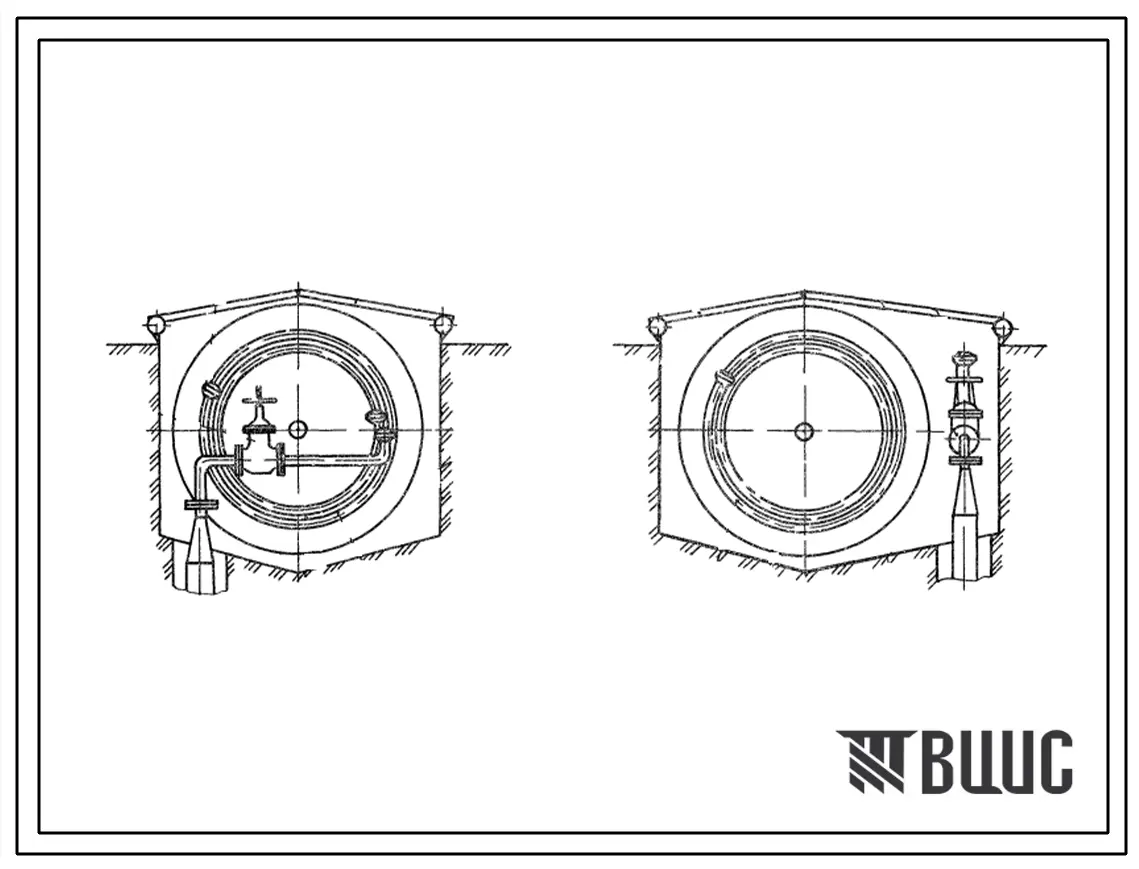 Серия 7.505-1 Пункт заправки грузовых судов питьевой водой из берегового водопровода. Материалы для проектирования.