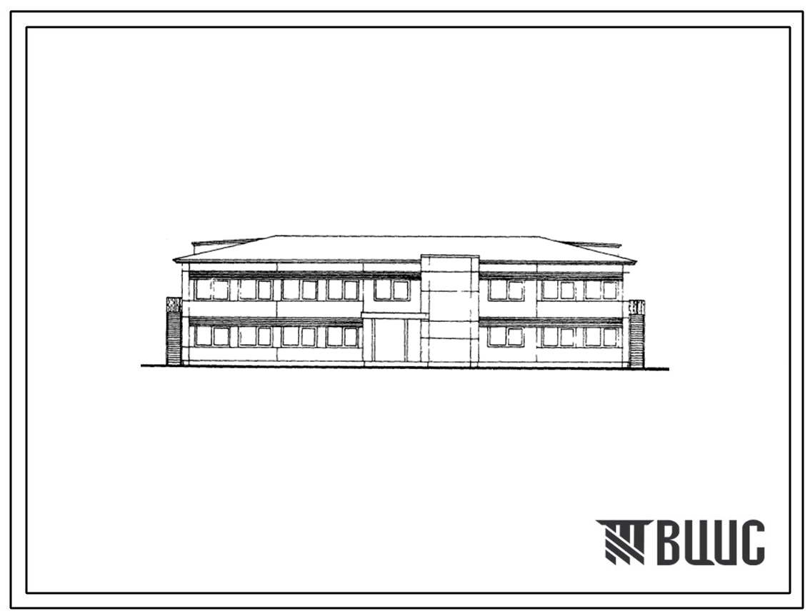 Типовой проект 212-2-92с Детские ясли-сад на 90 мест. Для строительства в III климатическом районе сейсмичностью 8 и 9 баллов.