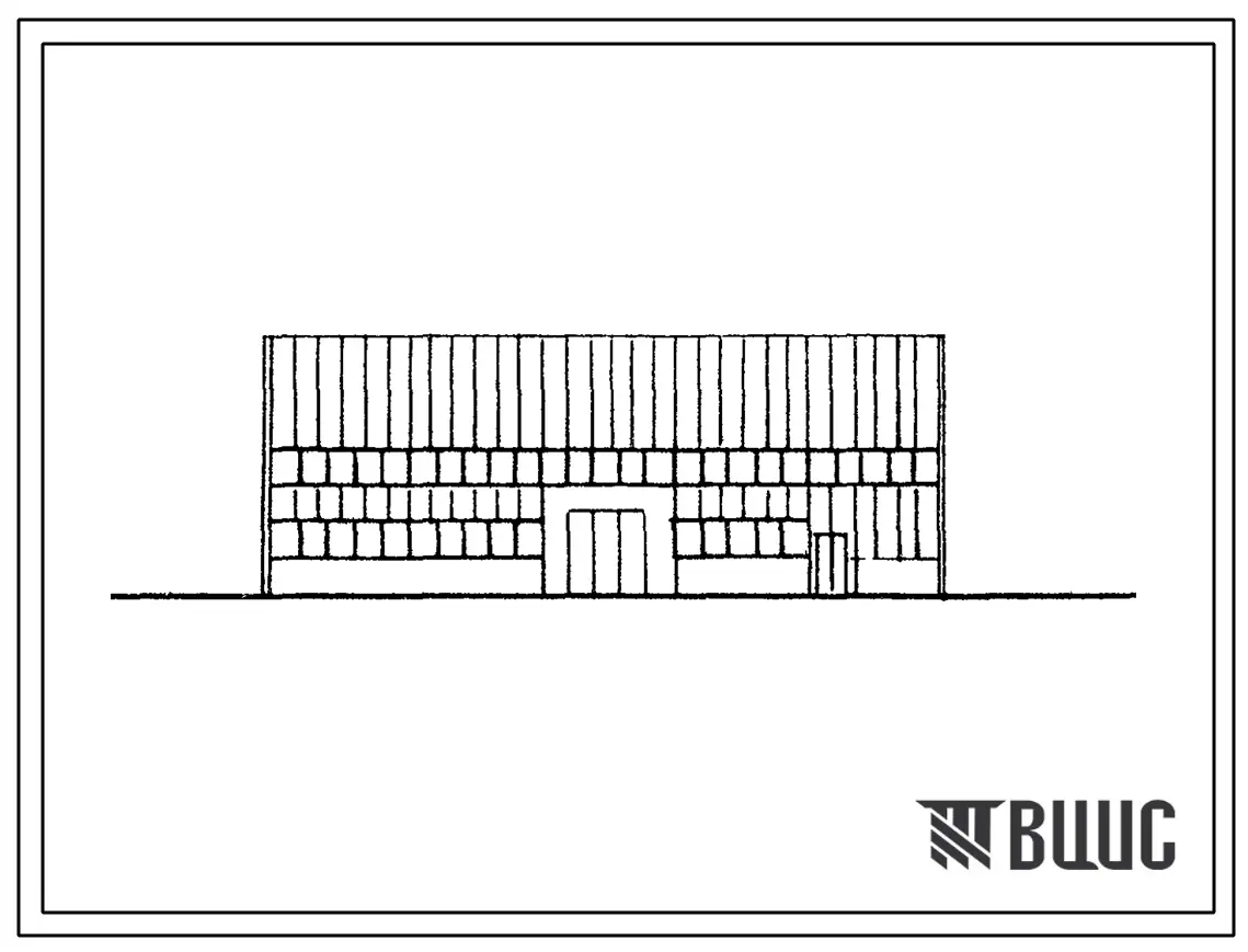 Типовой проект 506-139.85 Здание для технического обслуживания авиадвигателей (пролет 24 м)