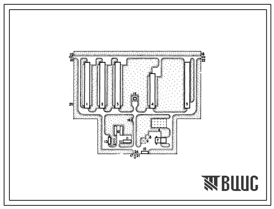Типовой проект 819-49 Птицеводческая ферма на 10 тыс. кур-несушек (для строительства в колхозах).