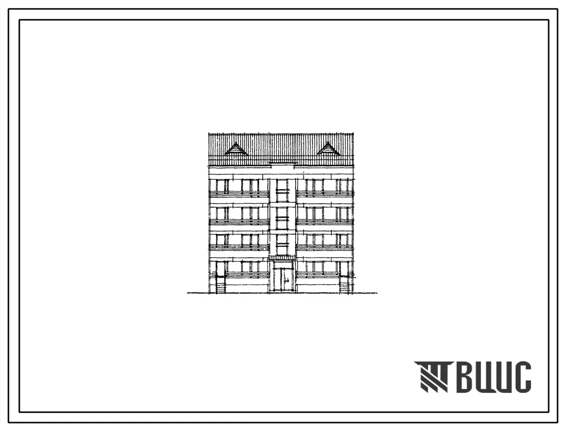 Типовой проект 17-018/1.2 4-этажная 12-квартирная рядовая блок-секция с квартирами типа 1Б-2Б-3Б. Для строительства в 1В климатическом подрайоне, 2 климатическом районе (с возможностью применения в 3 климатическом районе).