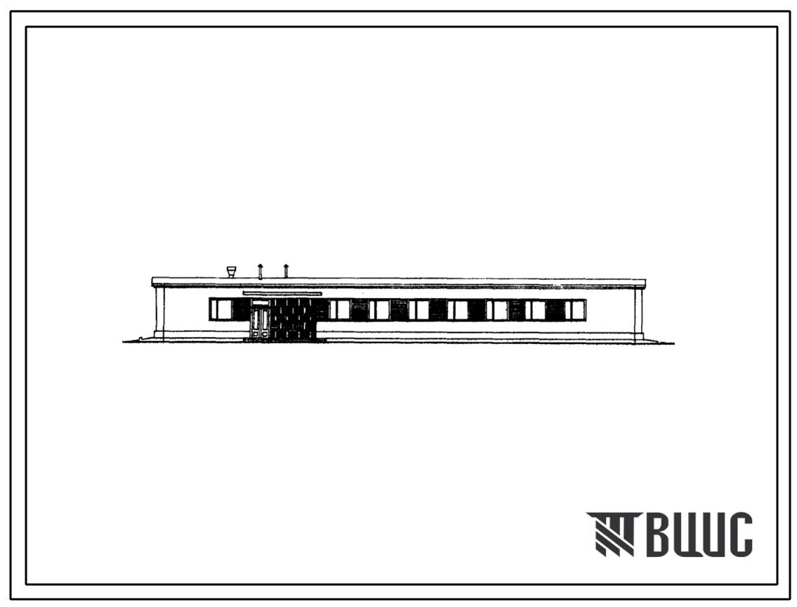 Типовой проект 407-3-133С Здание общеподстанционного пункта управления на 88 панели (Тип 2).